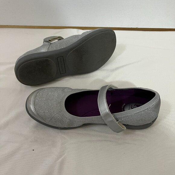 Hush Puppies Girls Reese Sport Sneaker Silver Size 5.5 - Picture 3 of 7